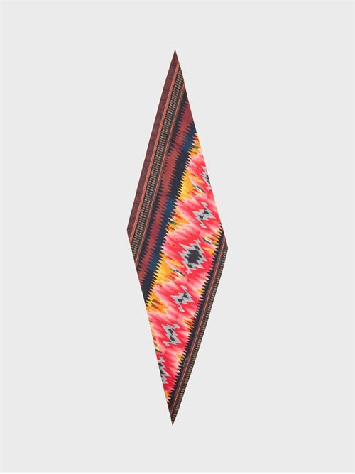 Pure silk scarf with geometric motif PIERRE-LOUIS MASCIA | 065X120LMF518893